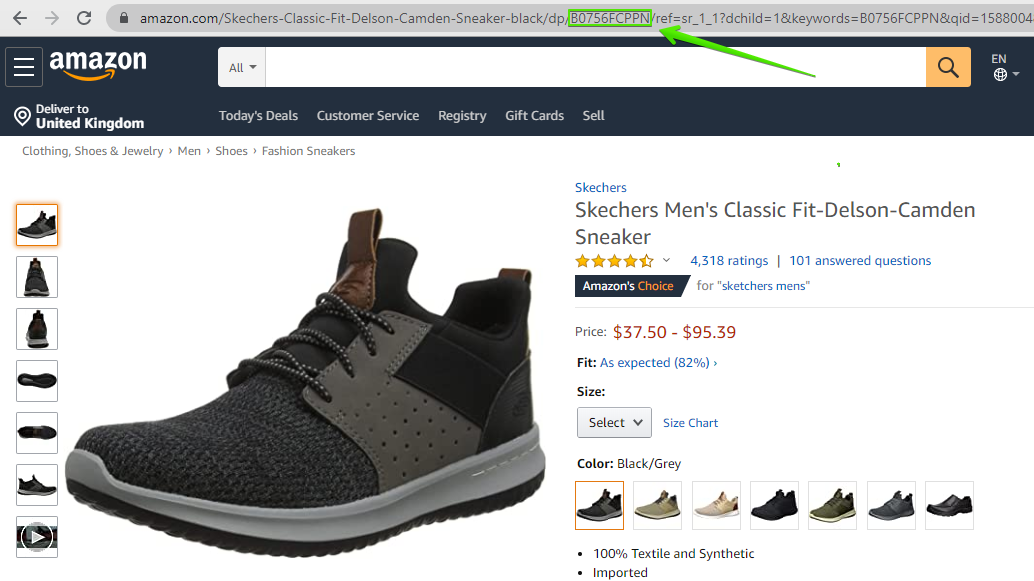 Amazon.com Skechers Mens Classic Fit Delson Cam