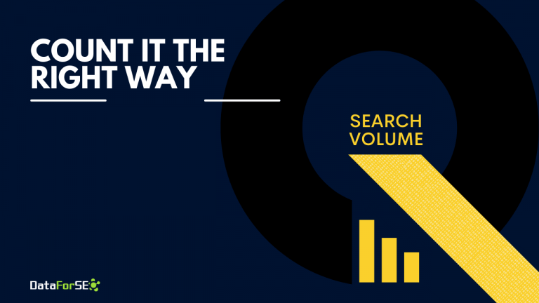 How SEO Tools Calculate Search Volume And How To Do It Right? – DataForSEO