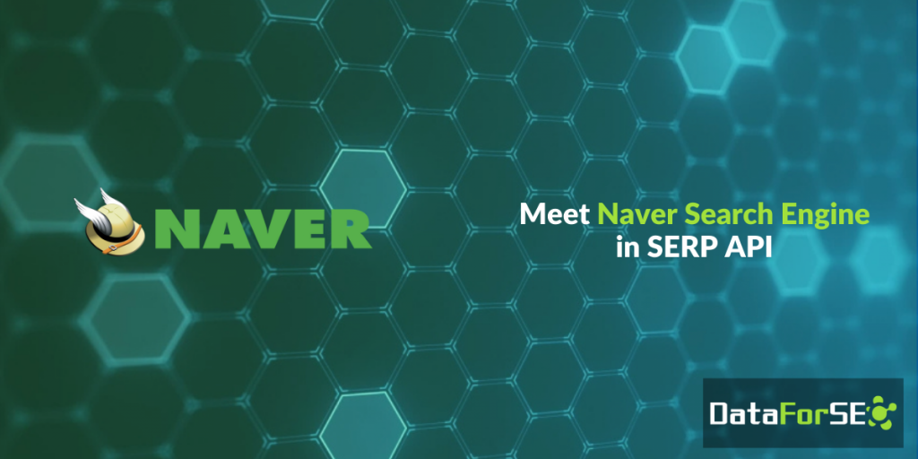 Naver Search Engine in SERP API