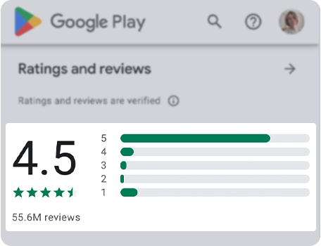 Play Store-App rating