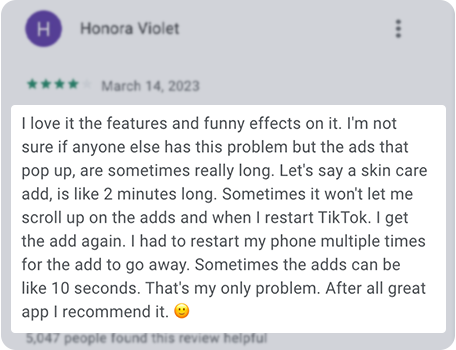 Play Store-Review content