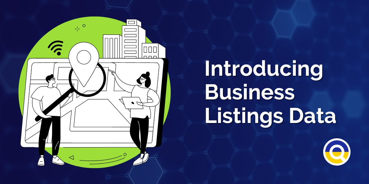 business listings data announcement