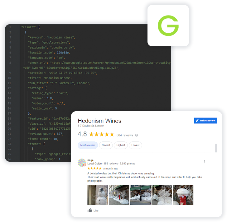 Google My Business Reviews API