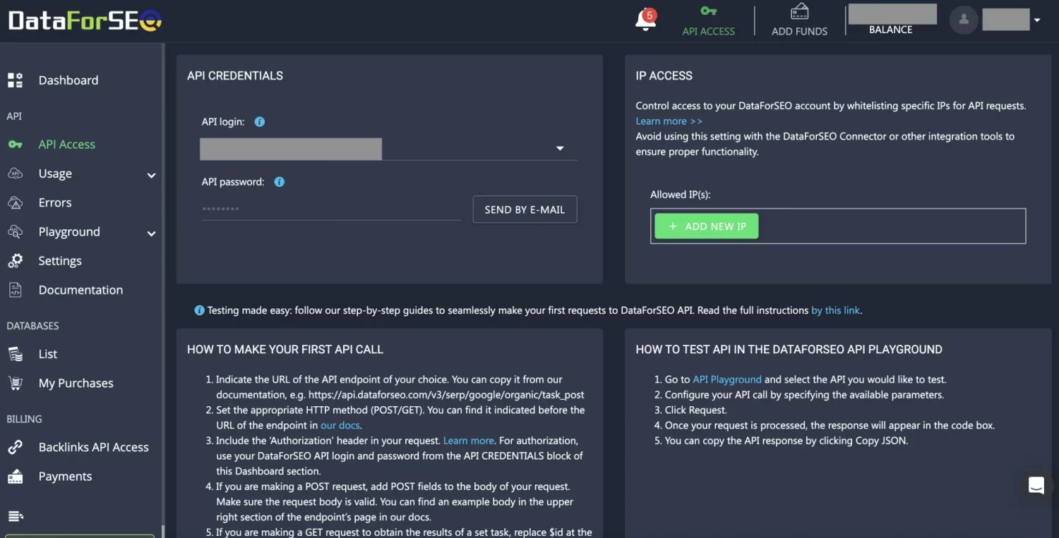 API-Dashboard-Access