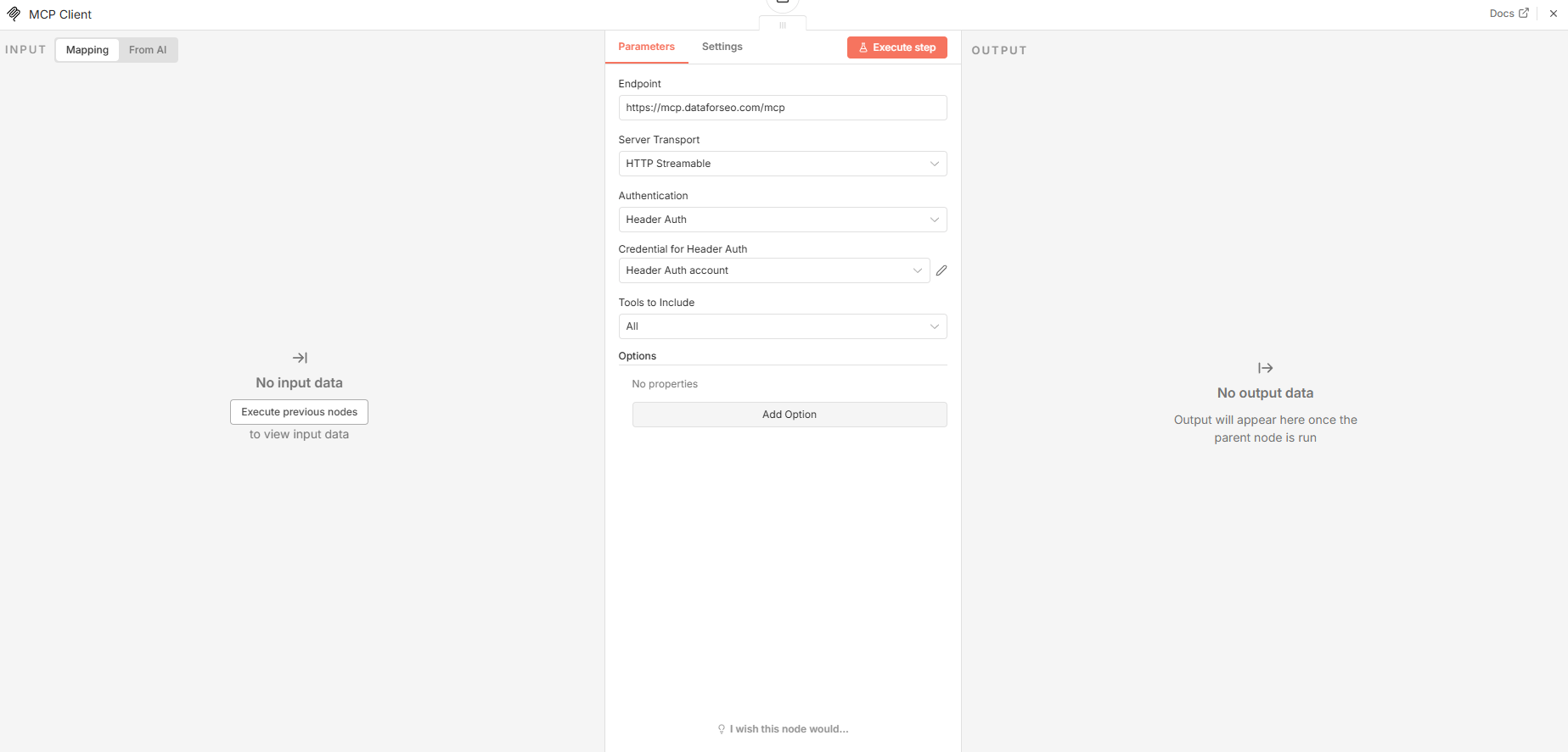 Connecting DataForSEO MCP Server to your n8n workflows 7 connect dataforseo mcp and n8n 6
