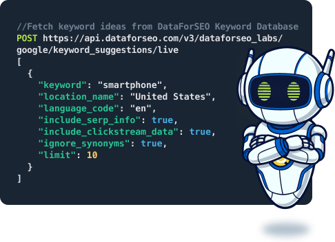 Keyword Suggestions code