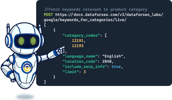 Keywords for Categories